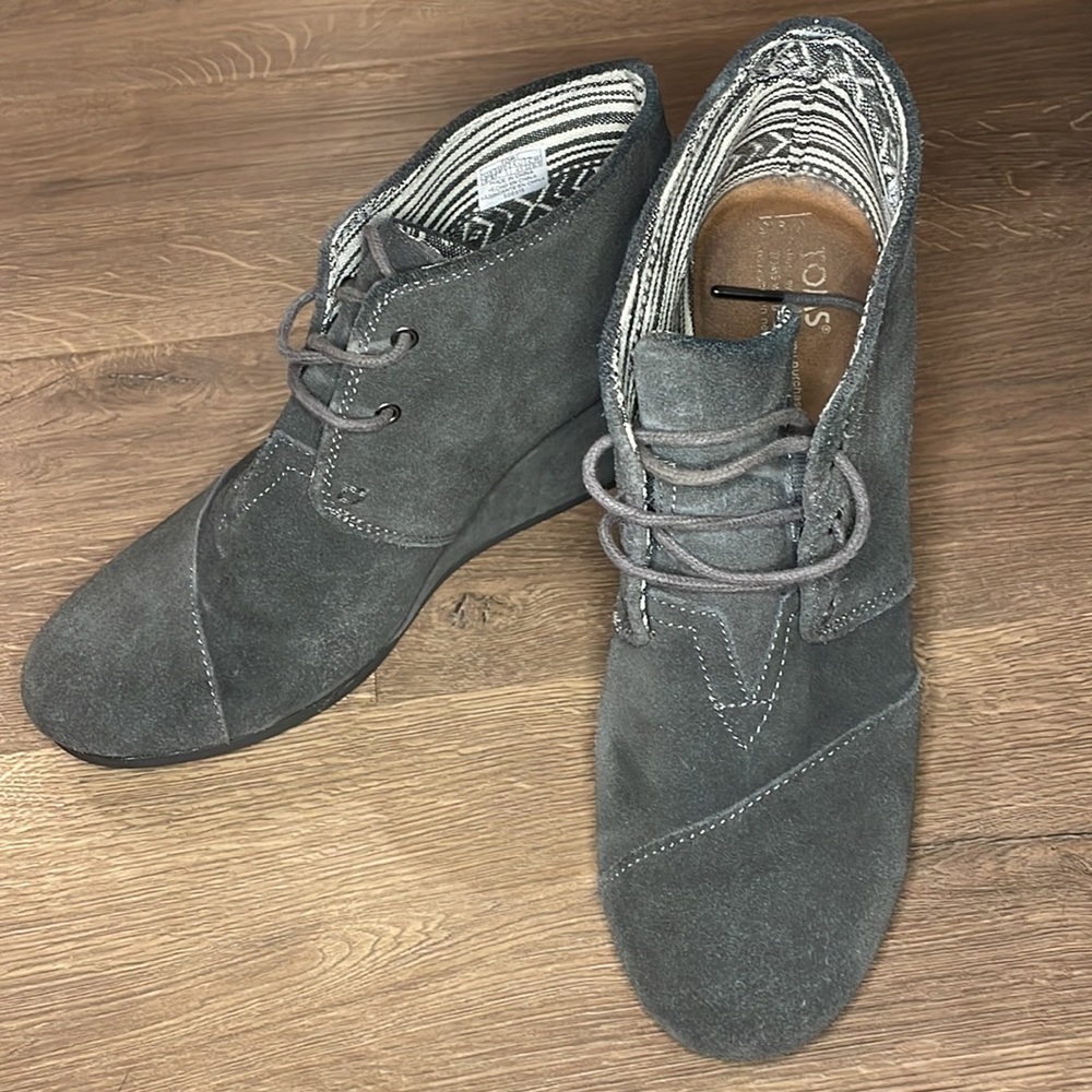 TOMS Suede Booties